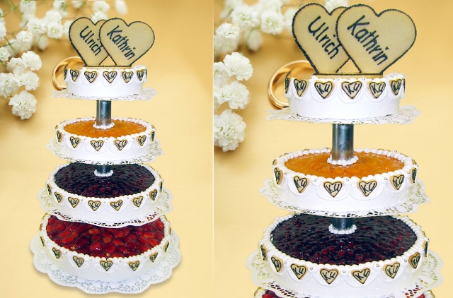 fruchtige Hochzeitstorte