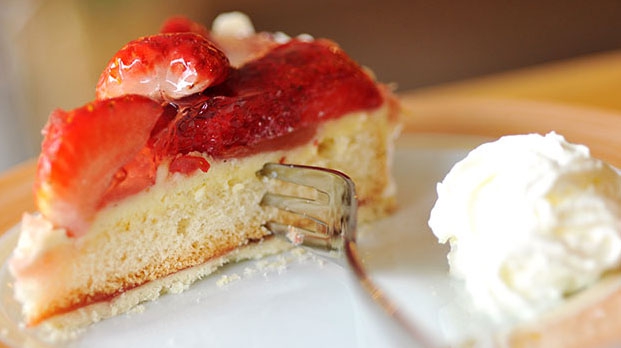 Erdbeerkuchen